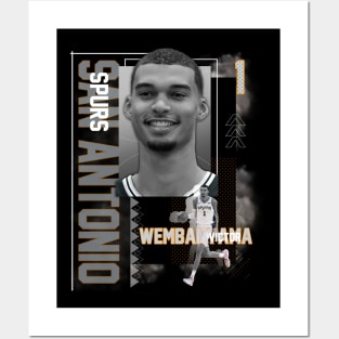 San Antonio Spurs Victor Wembanyama 1 Posters and Art